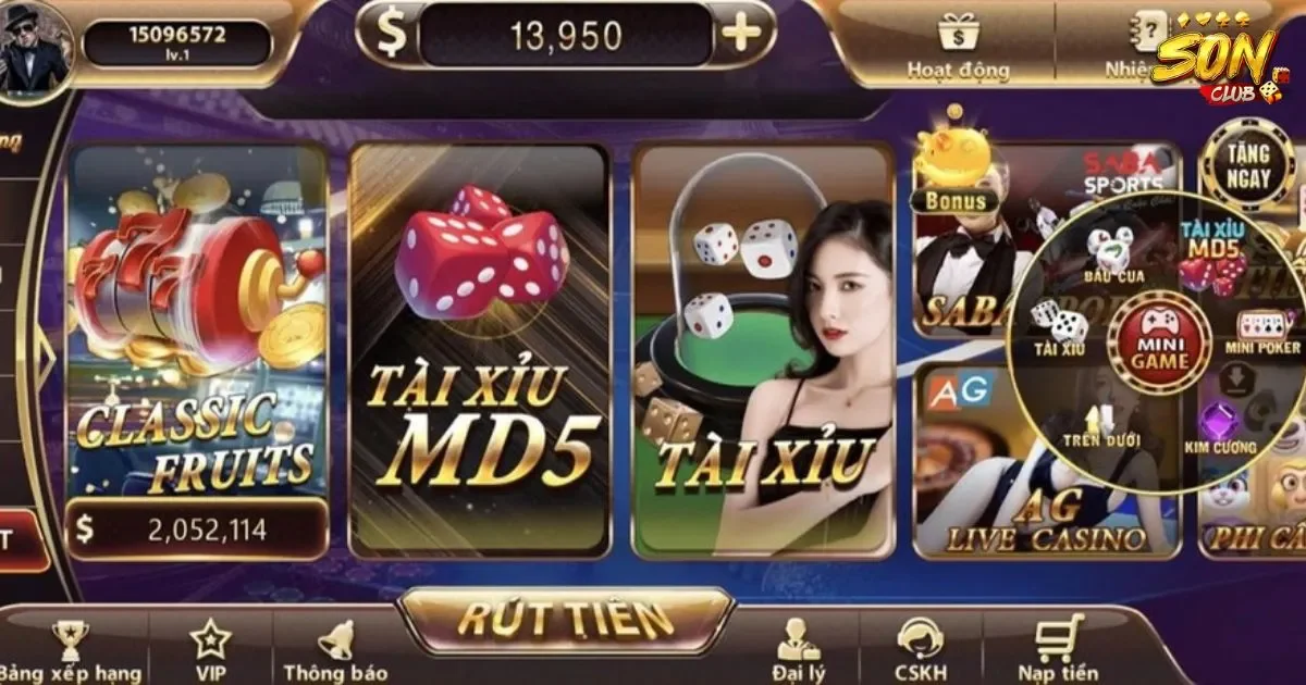 Tài xỉu SONCLUB - Hướng dẫn cách chơi và chiến lược chi tiết 8 Trải nghiệm chơi game chất lượng cao